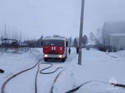 Во Владимирской области произошел пожар