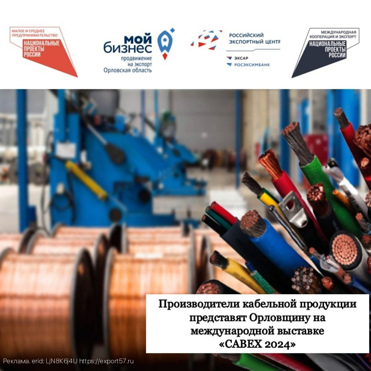 Производители кабельной продукции представят Орловщину на международной выставке «СABEX 2024»