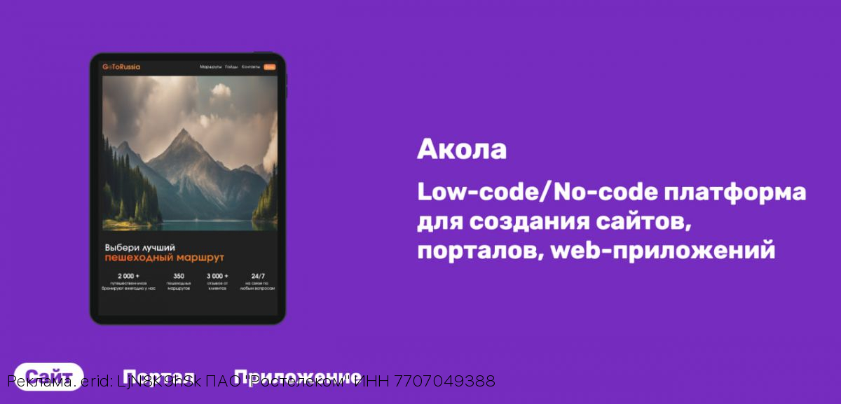 Сайт своими руками: российская платформа «Акола» — удобный цифровой конструктор для создания порталов и приложений