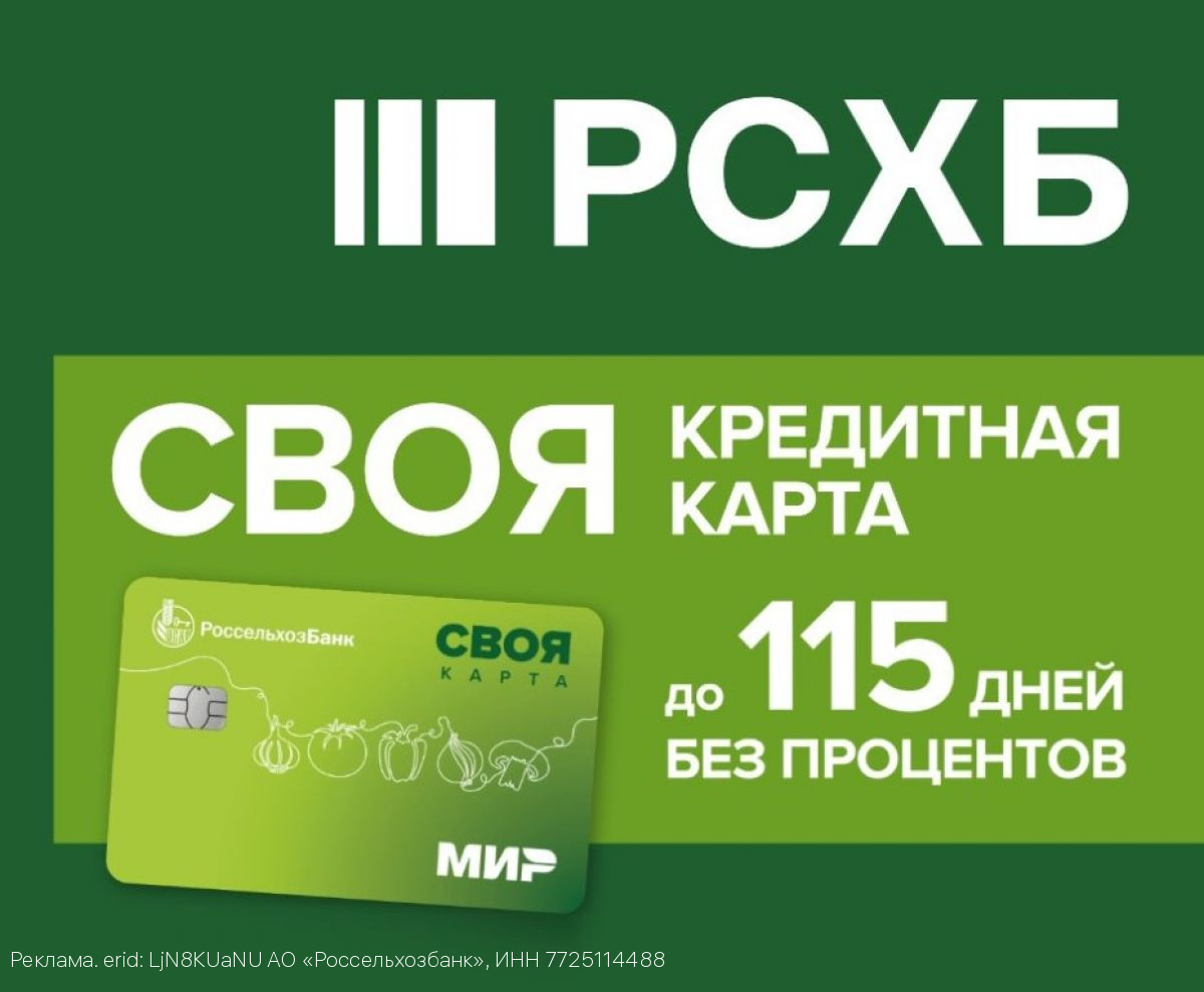 Кредитная карта СВОЯ: 115 дней без процентов на новогодние покупки