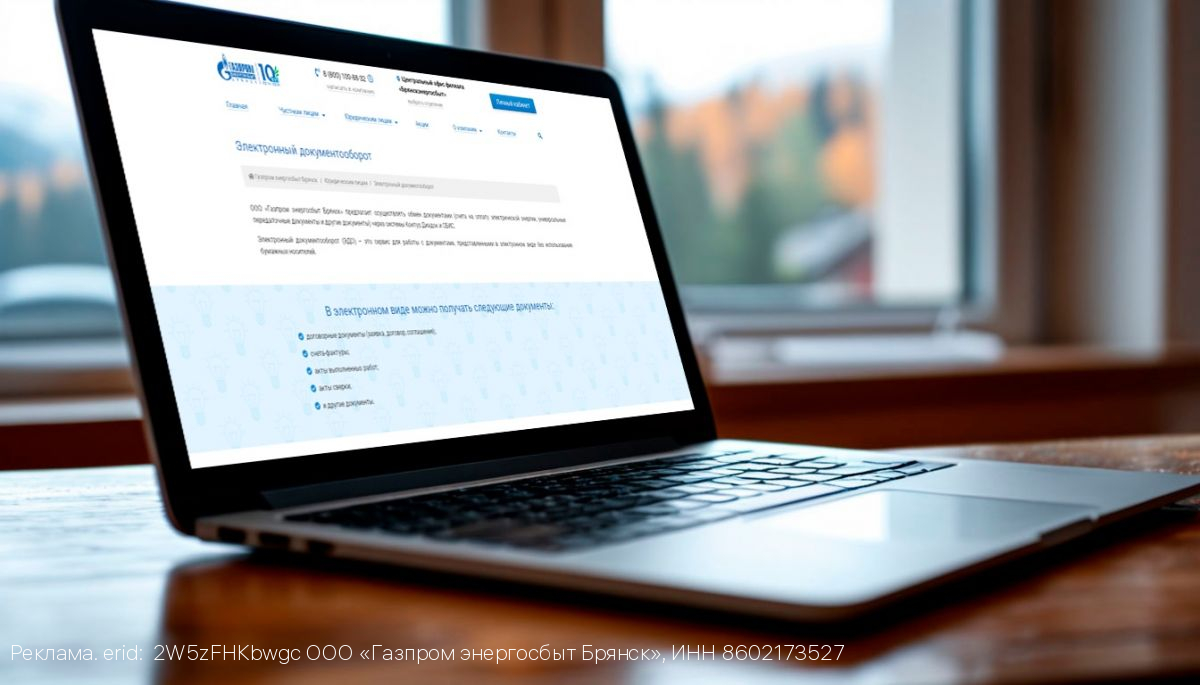 Филиал «Брянскэнергосбыт»: электронный документооборот для юридических лиц