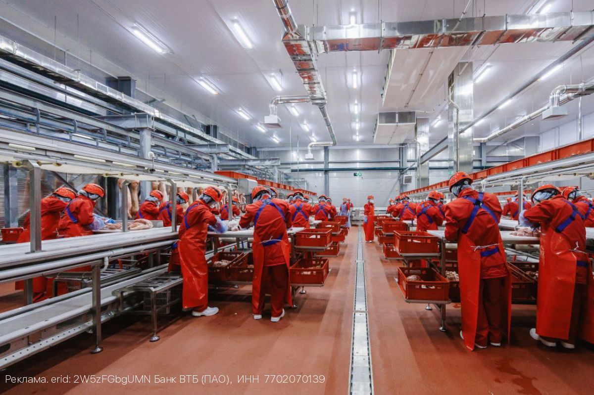 ВТБ поддержал запуск нового завода по производству мясных полуфабрикатов в Рязанской области