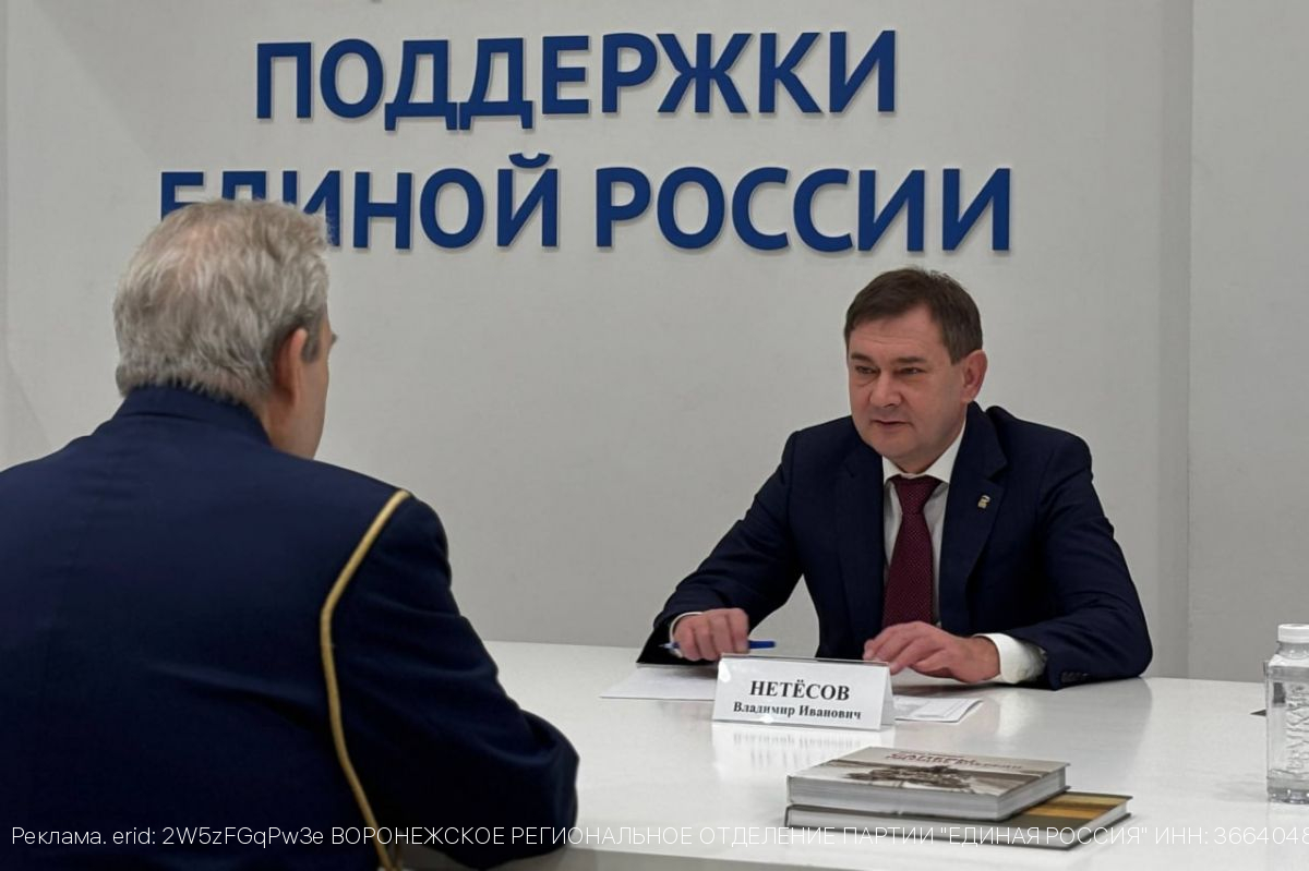 Владимир Нетёсов рассмотрел обращения жителей региона