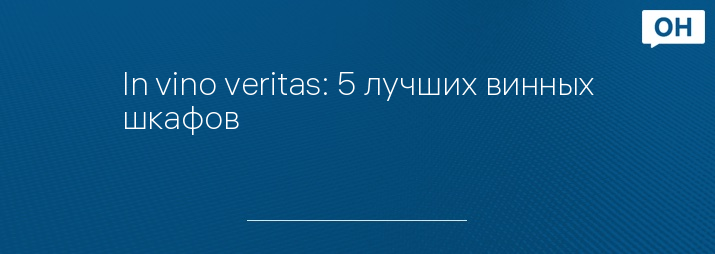 In vino veritas: 5 лучших винных шкафов