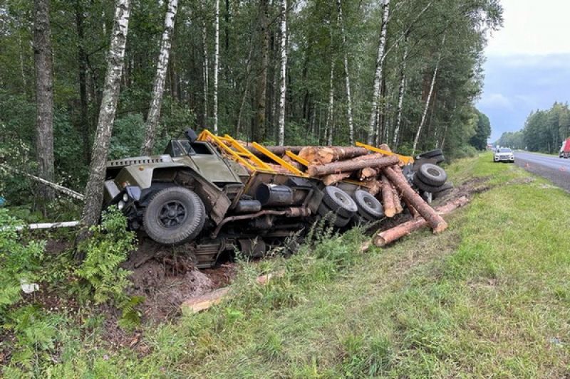 Под Брянском в ДТП погиб 53-летний водитель лесовоза