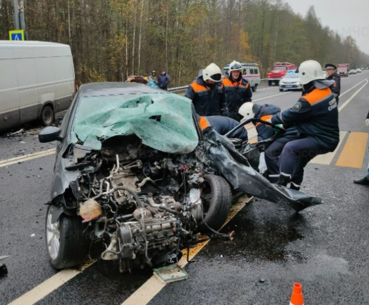 Между Брянском и Калугой разбились два автомобиля