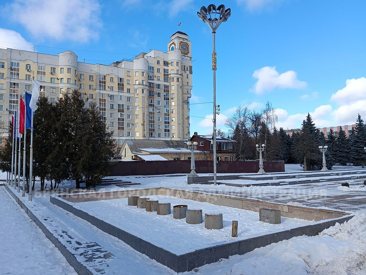 В Брянске отремонтируют фонтаны на площади Партизан