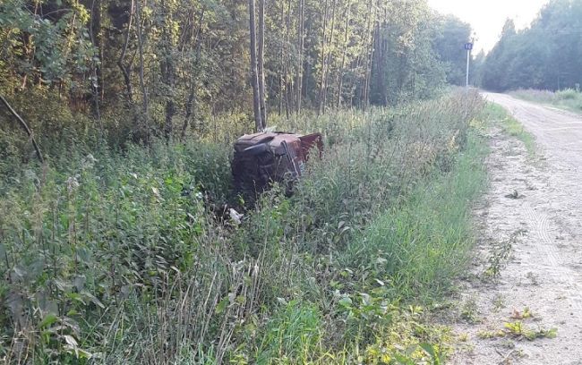 В Южском районе пьяный водитель слетел с дороги в кювет, пострадали двое