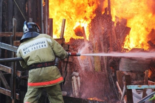 В Ивановской области утром горел частный дом