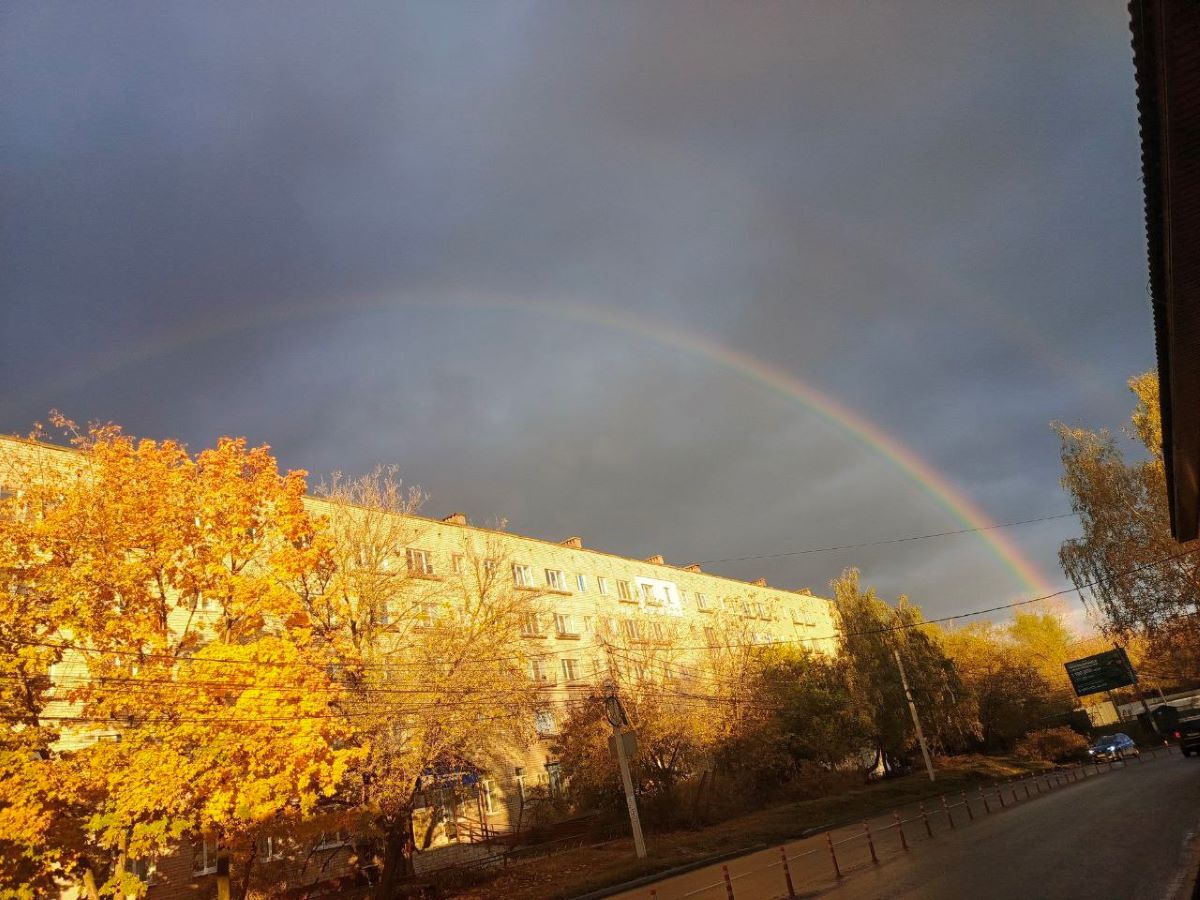 Над Калугой встала радуга. Фоторепортаж КН