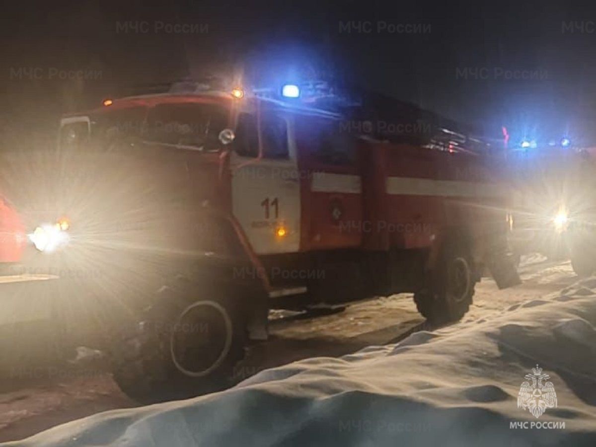 В Калужской области на пожаре в пятиэтажке погиб человек