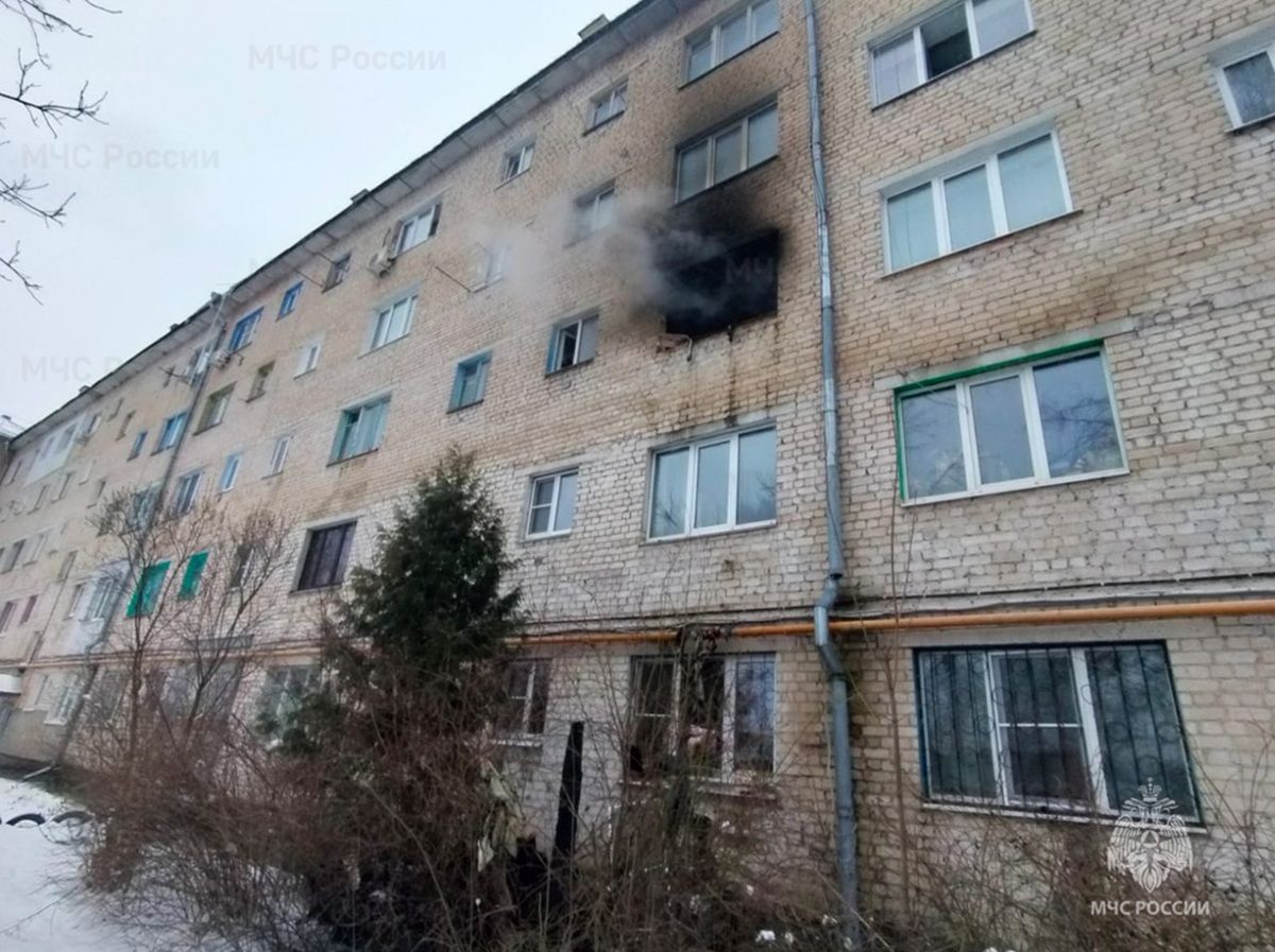 В Калуге несколько человек пострадало при пожаре