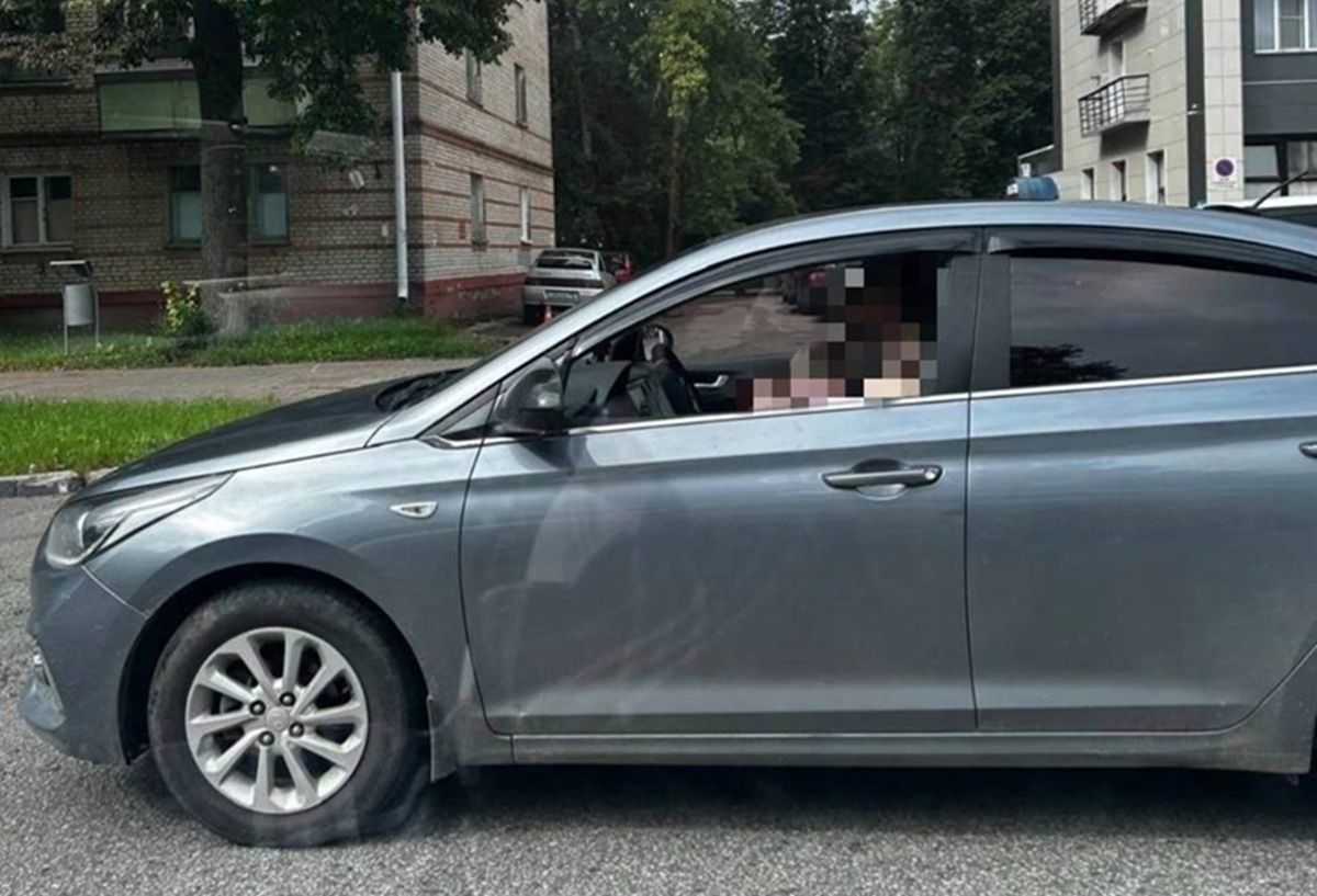 В Обнинске водитель заплатит штраф за перевозку детей на коленях за рулем