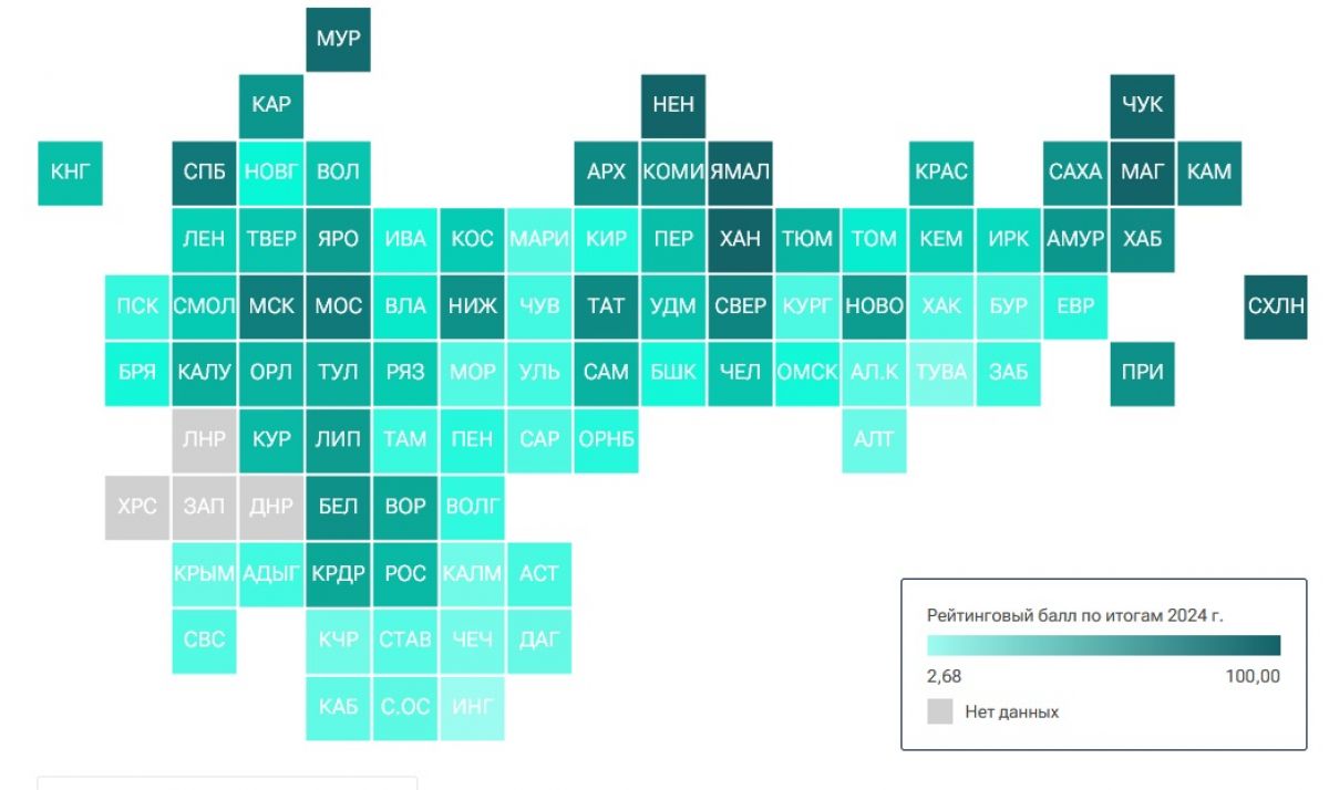 Калужская область не вошла в список регионов-лидеров по материальному благополучию