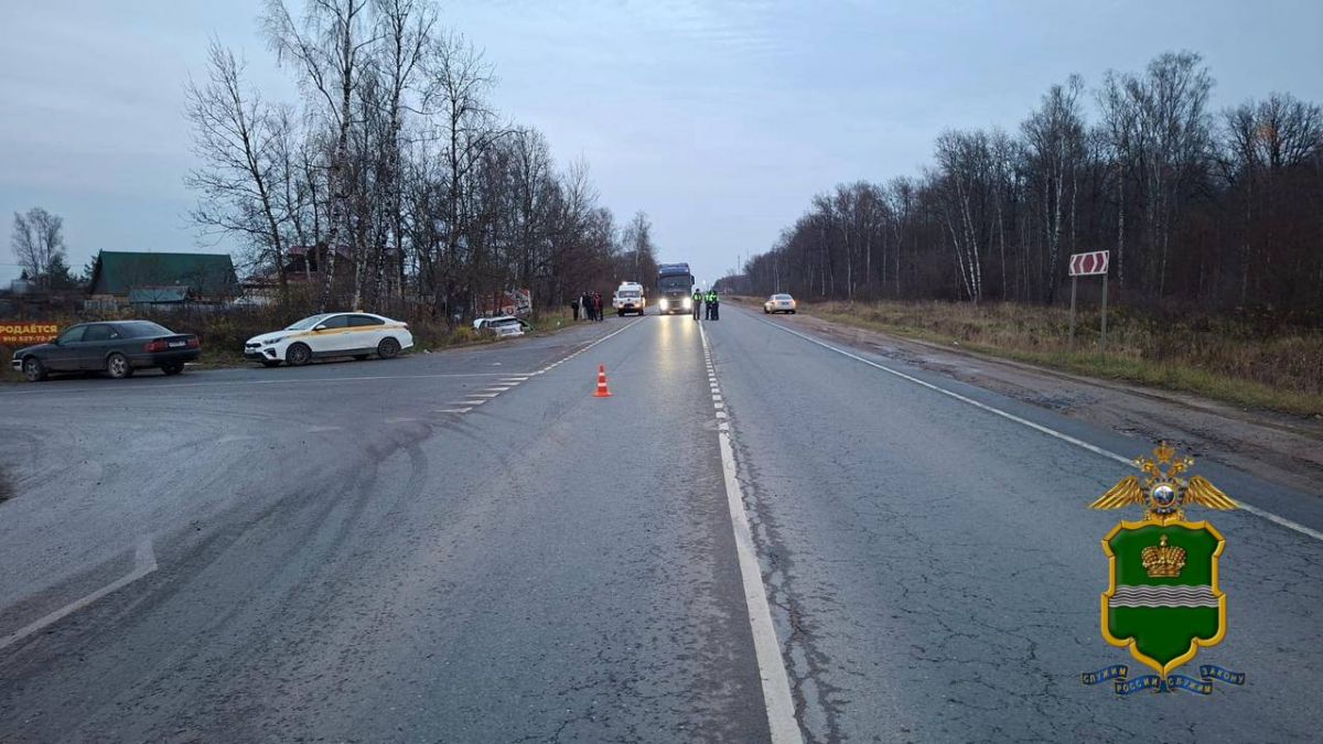 Молодая женщина погибла и трое детей пострадали в ДТП на трассе в Калужской области