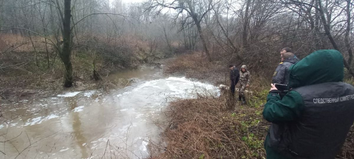 СК выясняет обстоятельства загрязнения реки Медынка в Калужской области
