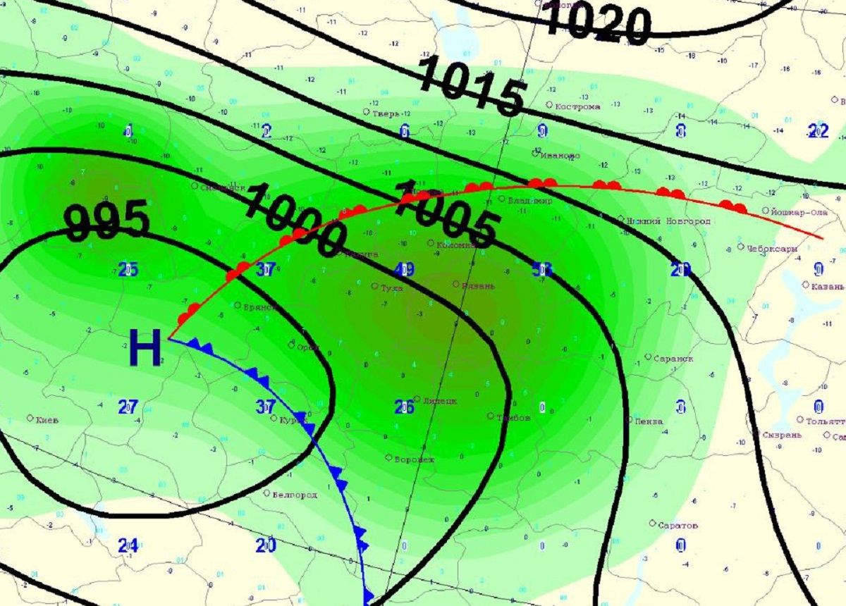 Снежный буран обрушится на Калужский регион