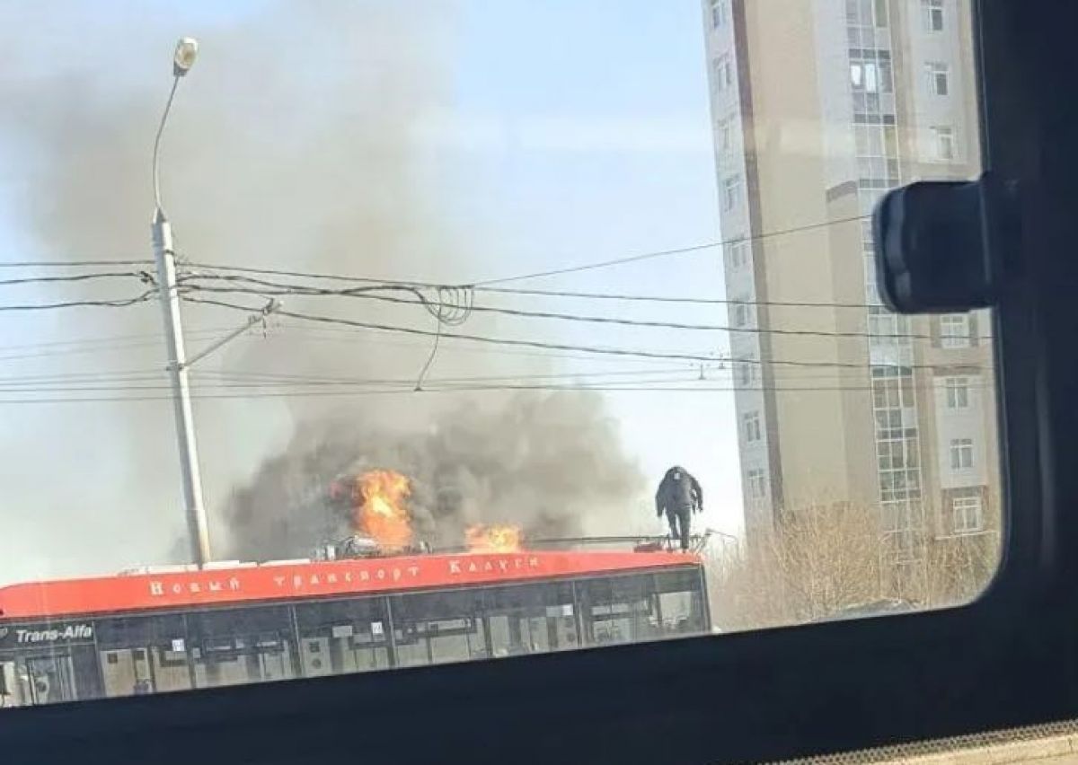В Калуге сняли с маршрутов новые троллейбусы после возгорания одного из них