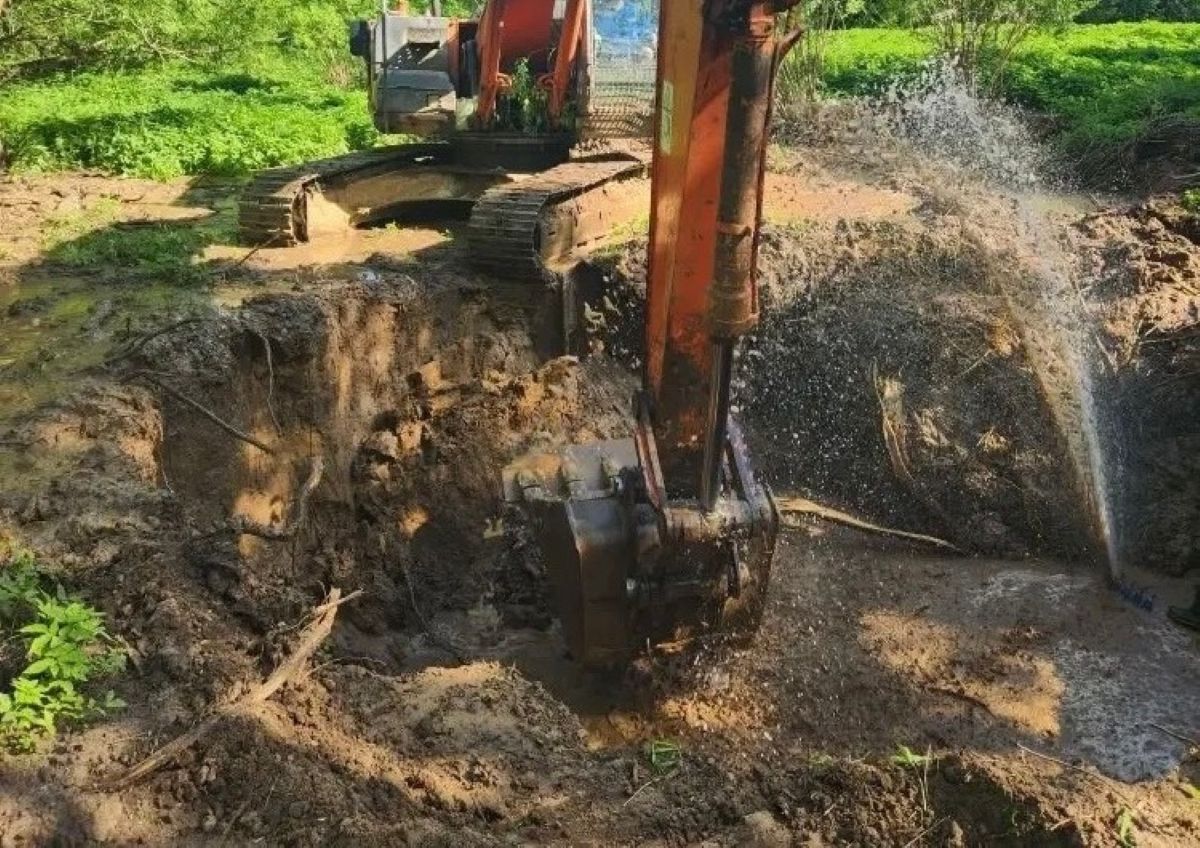 Авария частично оставила Балабаново без воды