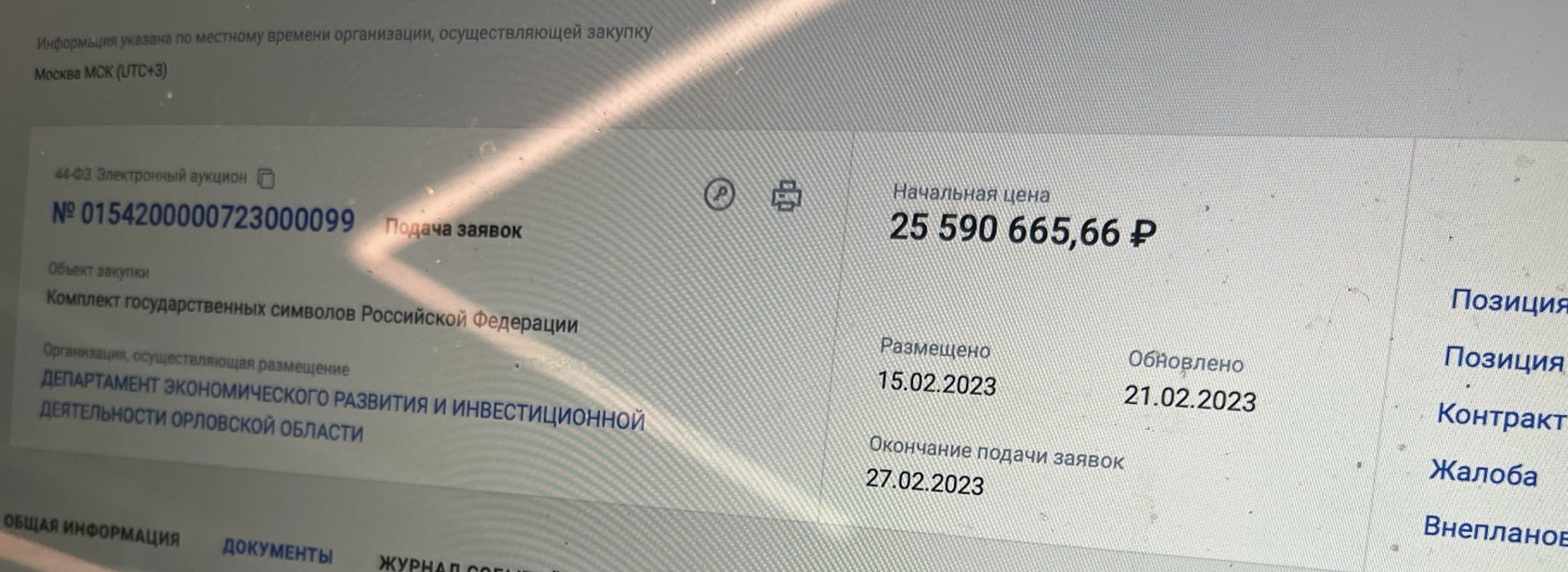 Орловские чиновники потратят на закупку флагов 25,5 млн рублей