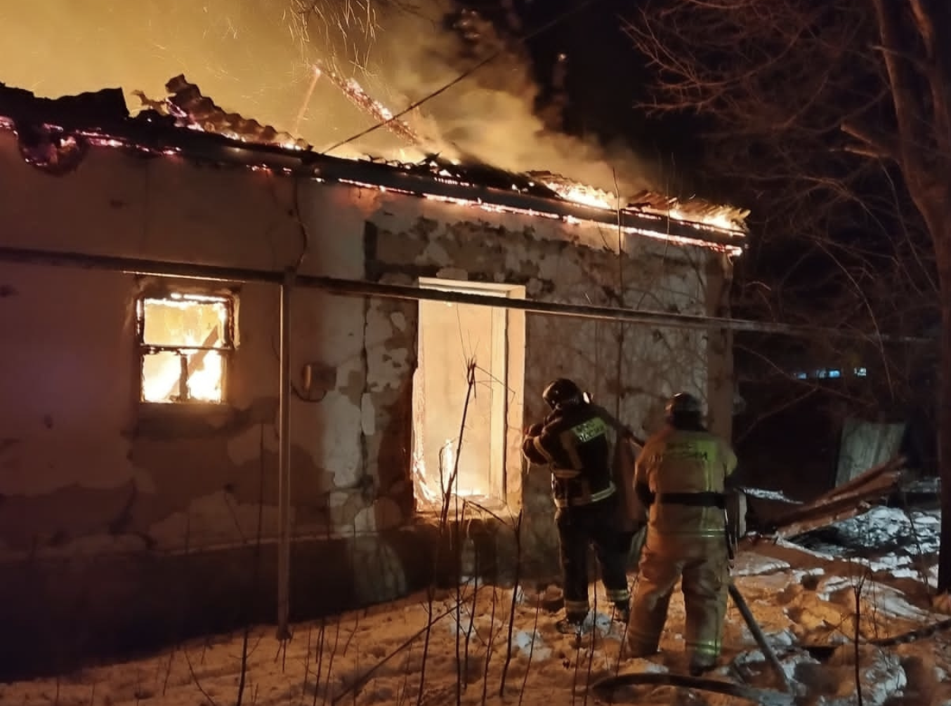 Под Ливнами в пожаре погиб мужчина