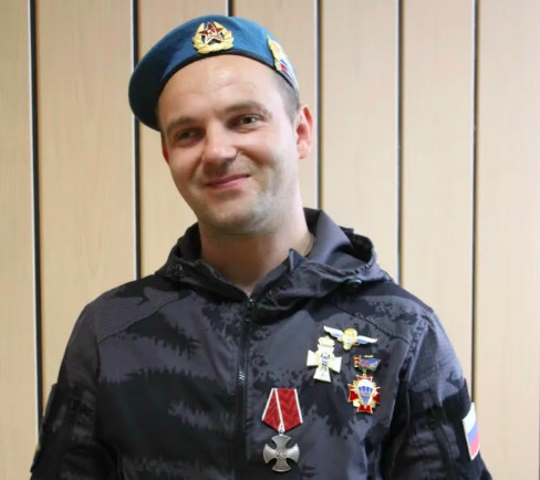 Орловский доброволец Василий Кутьков получил орден Мужества