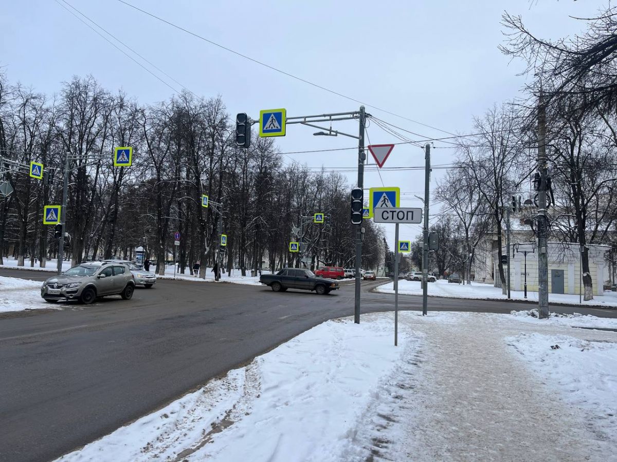 В центре Орла не работает светофор