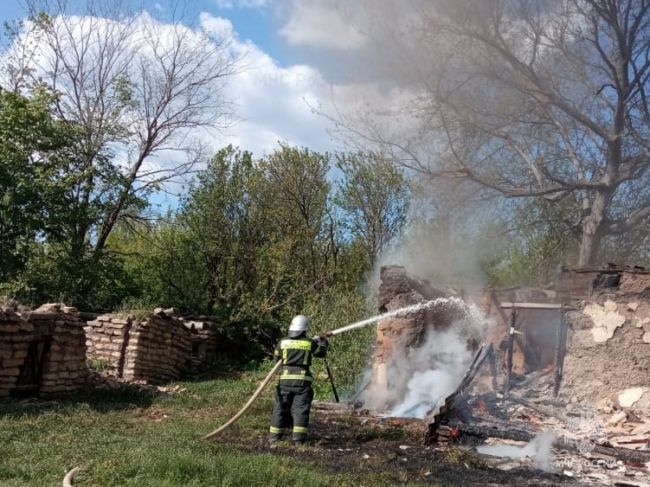 В Должанском районе сгорел жилой дом