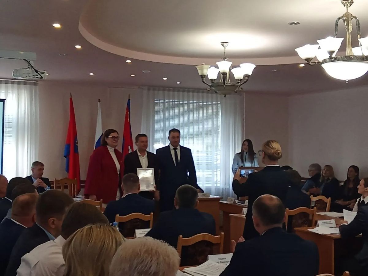 За развитие орловского футбола в горсовете отметили Евгения Полякова