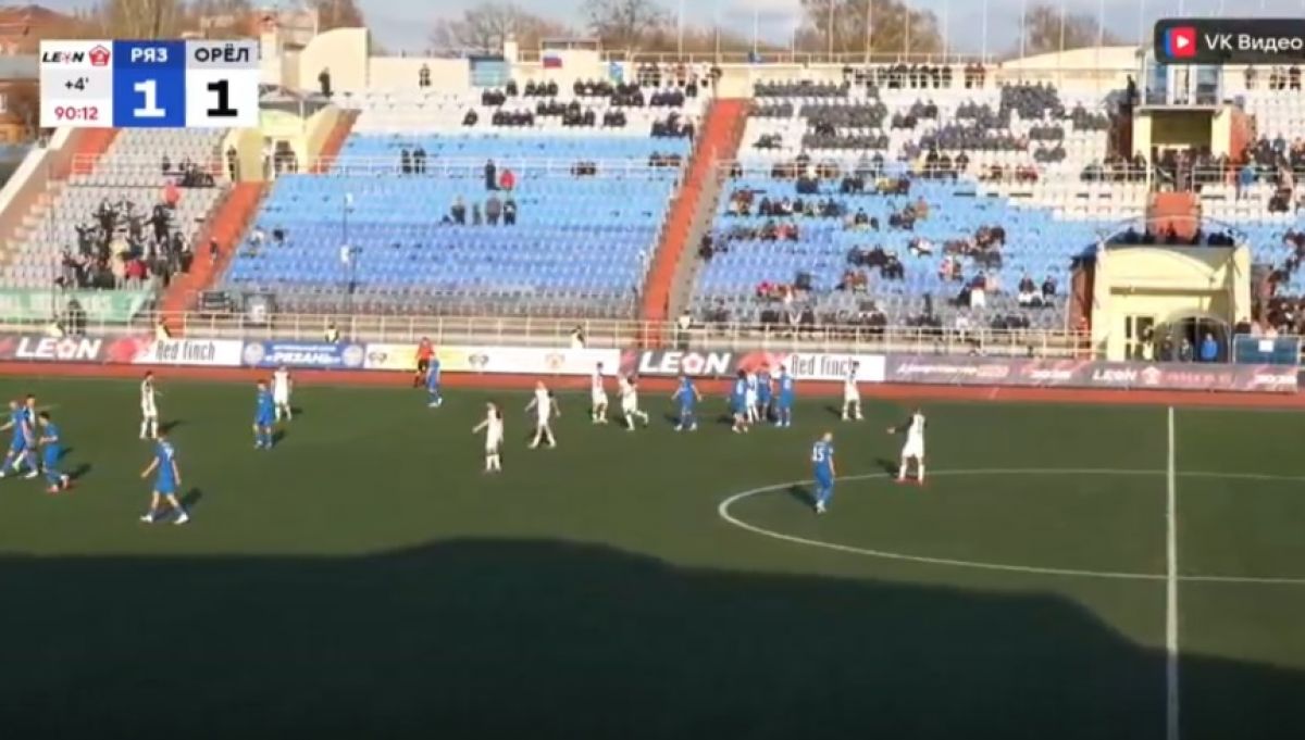 «Орел» привезет из Рязани ничью