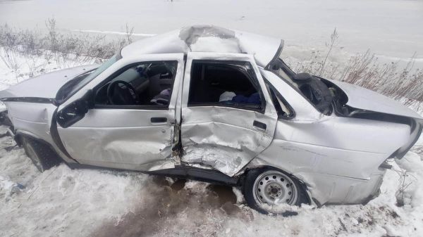 В Рязанской области в аварии с грузовиком пострадали мужчина и семилетняя девочка