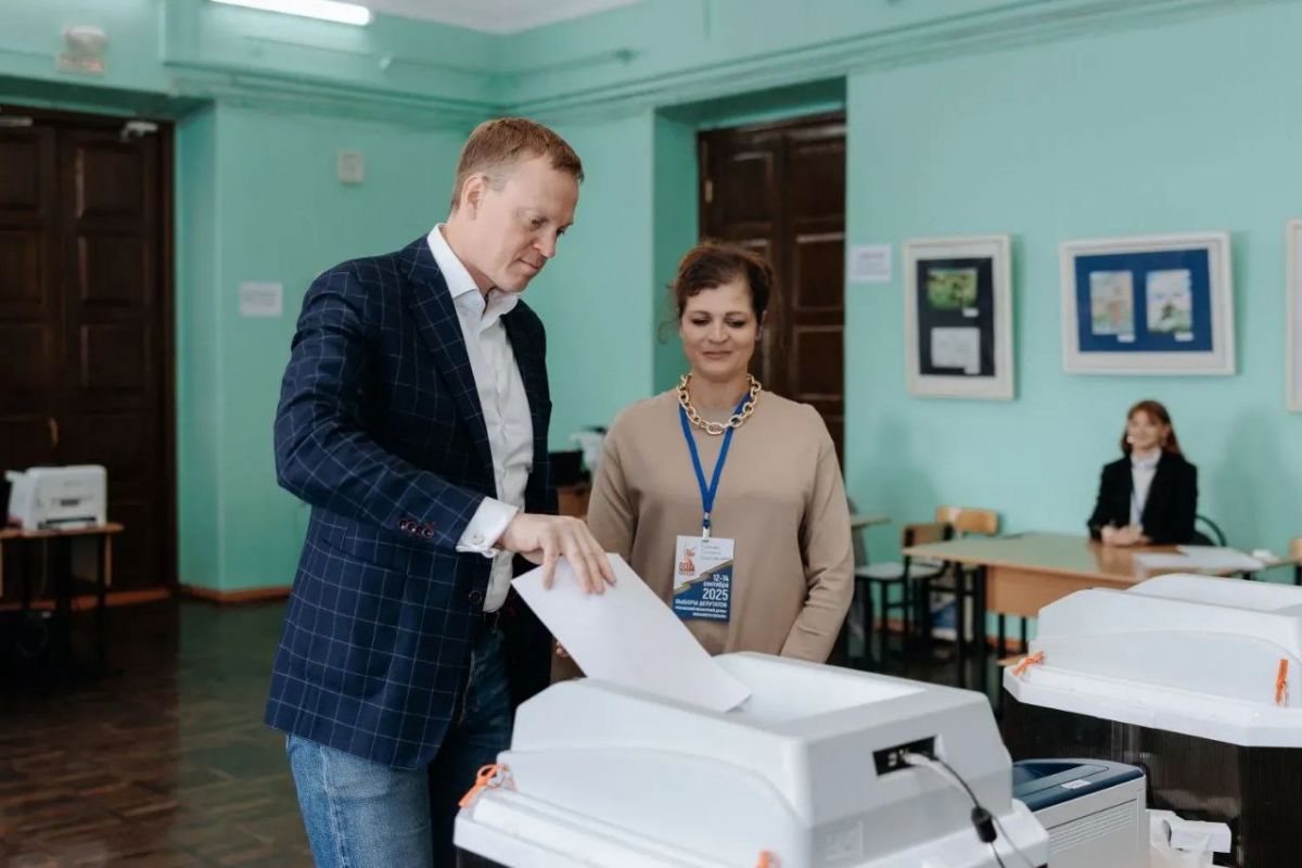 Губернатор Рязанской области и главы администраций муниципальных образований проголосовали на выборах