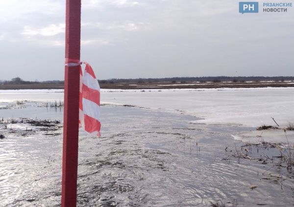 В Кораблинском районе Рязанской области закрыли автомобильную дорогу