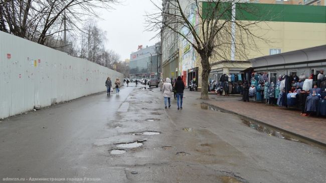 В Рязани начали благоустраивать Малое Шоссе