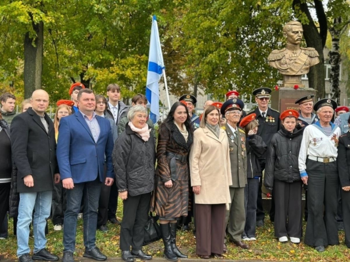 Новый герой Аллеи славы: в Рязани увековечили память вице-адмирала Корнилова