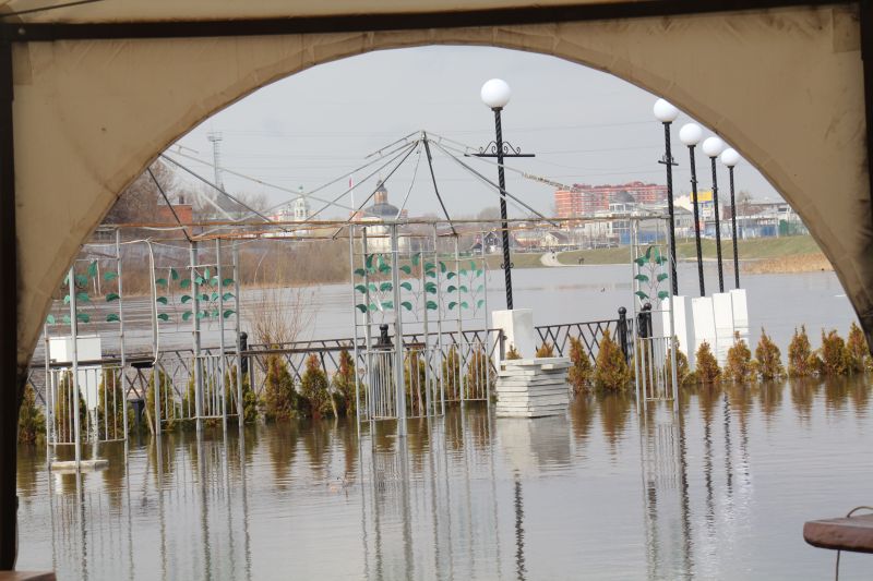 Упа разлилась: набережные в Туле накрыло водой