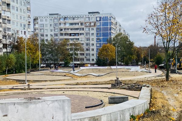 В Туле благоустройство трех общественных пространств должны завершить до конца октября