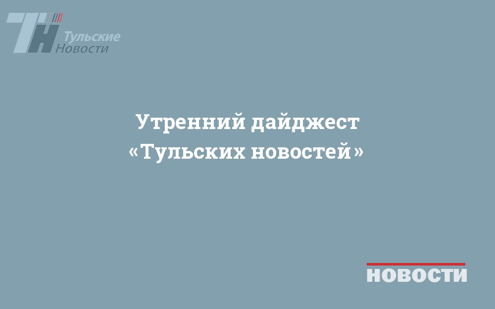 Утренний дайджест «Тульских новостей»: случайная контрабанда капсул для похудения, уголовное дело на декана тульского вуза и борьба за опеку над детьми