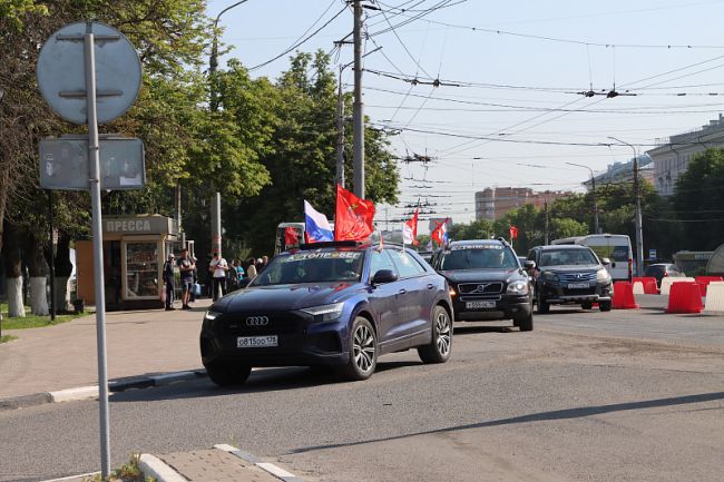 Маршрут «Дорогами победы» прошел через Тулу