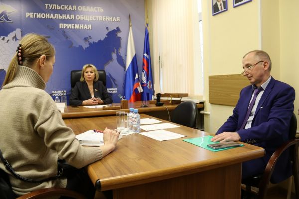 Ольга Слюсарева провела личный прием граждан