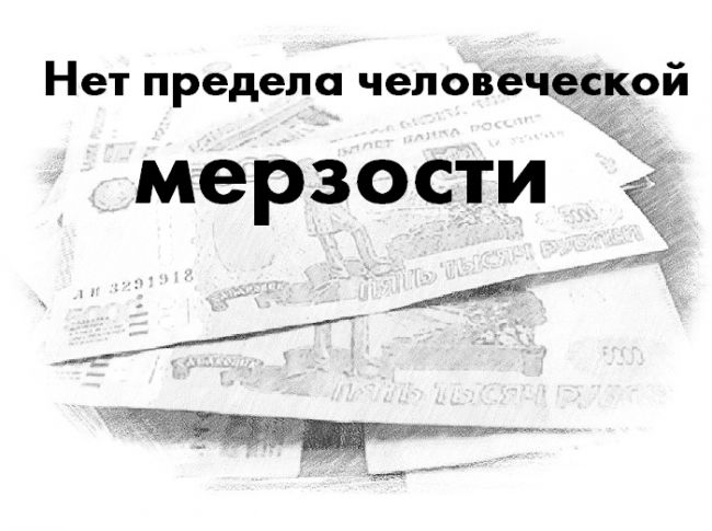 Нет предела человеческой мерзости или история одного мошенничества