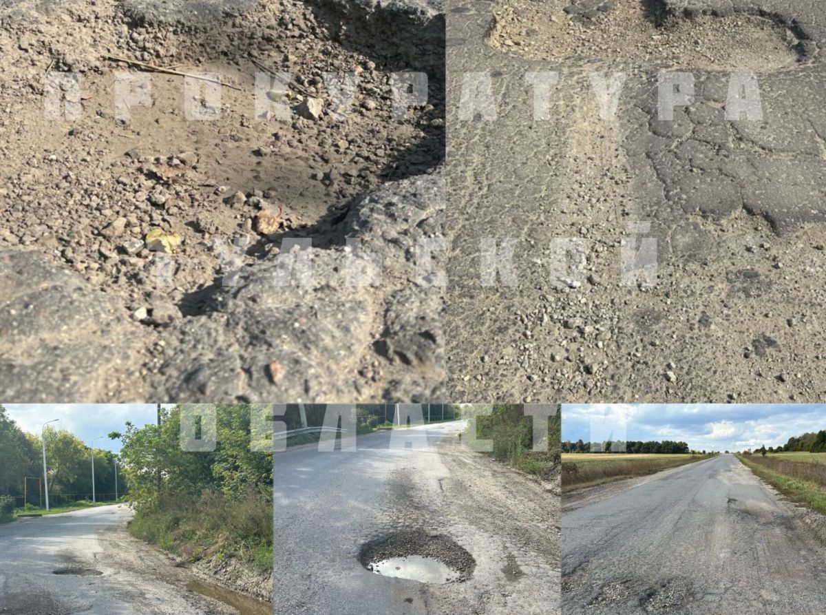 Прокуратура заинтересовалась разбитой дорогой в Воловском районе