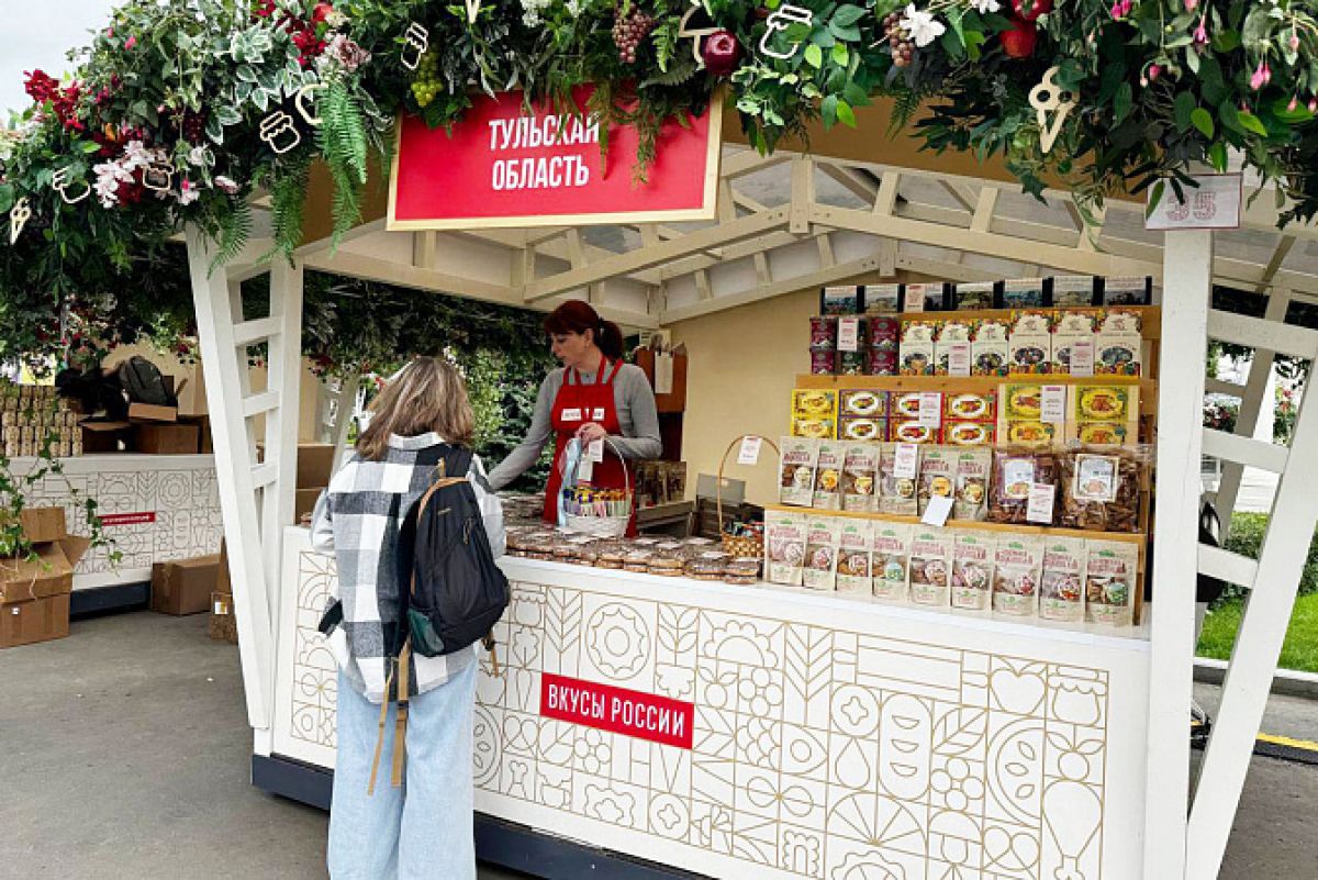 Тульские производители приняли участие в гастрофестивале «Вкусы России» в Москве