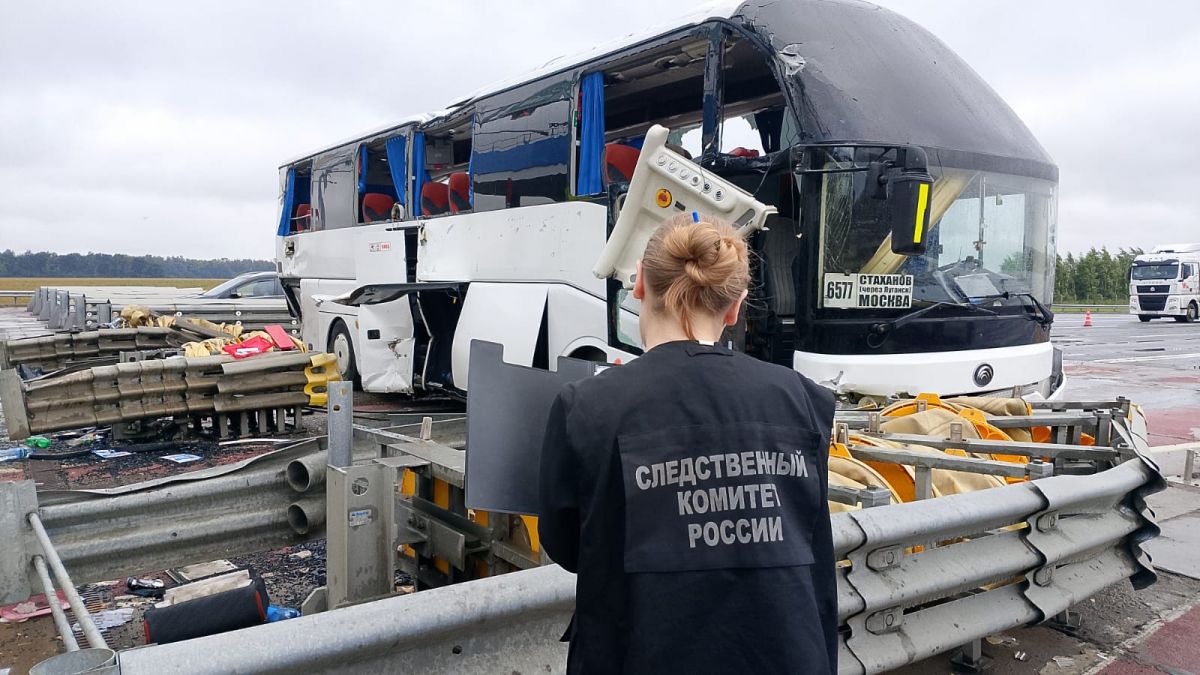 После аварии с пассажирским автобусом на М-4 тульский СК возбудил уголовное дело