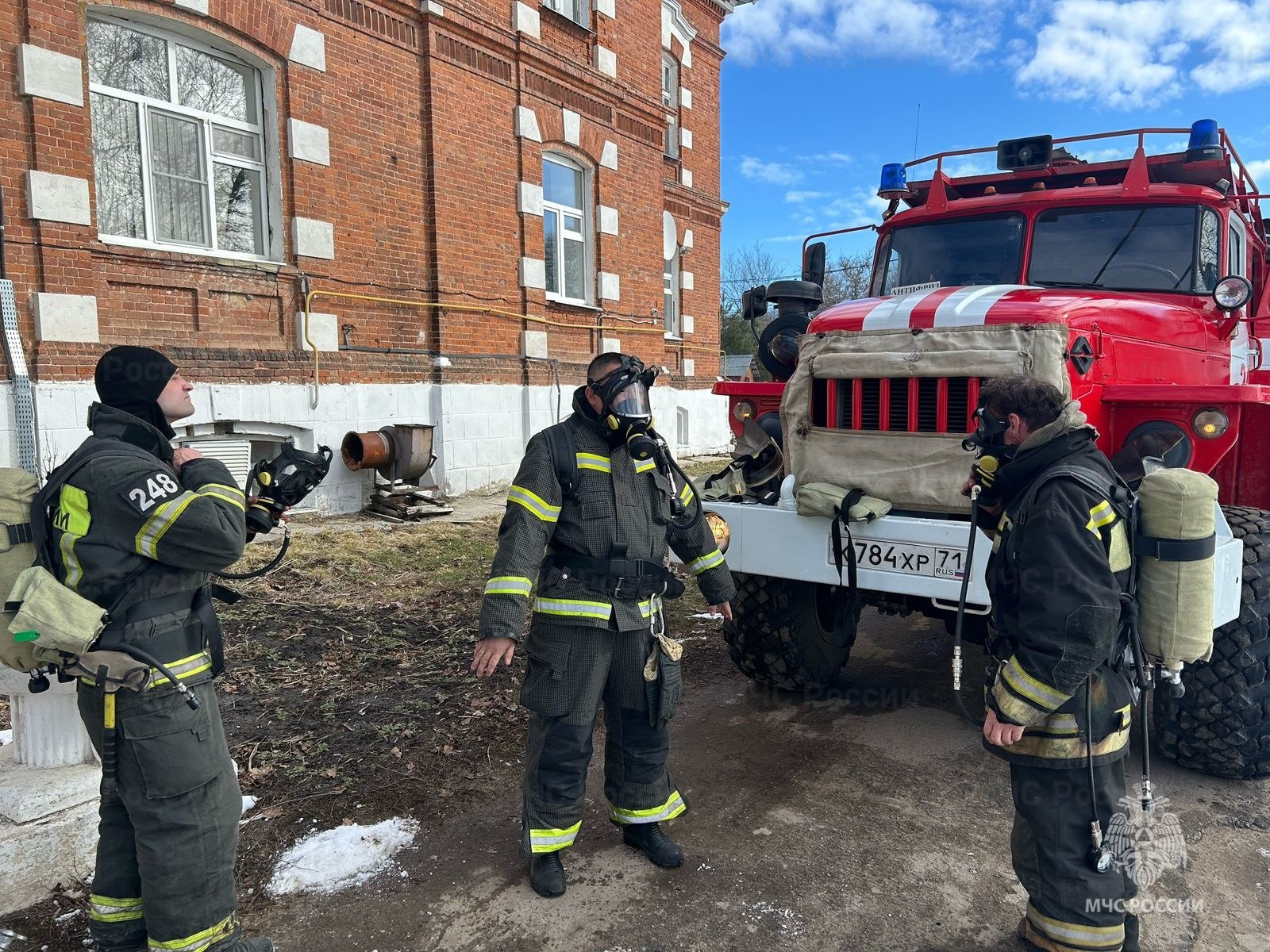 В плавской больнице «потушили» пожар