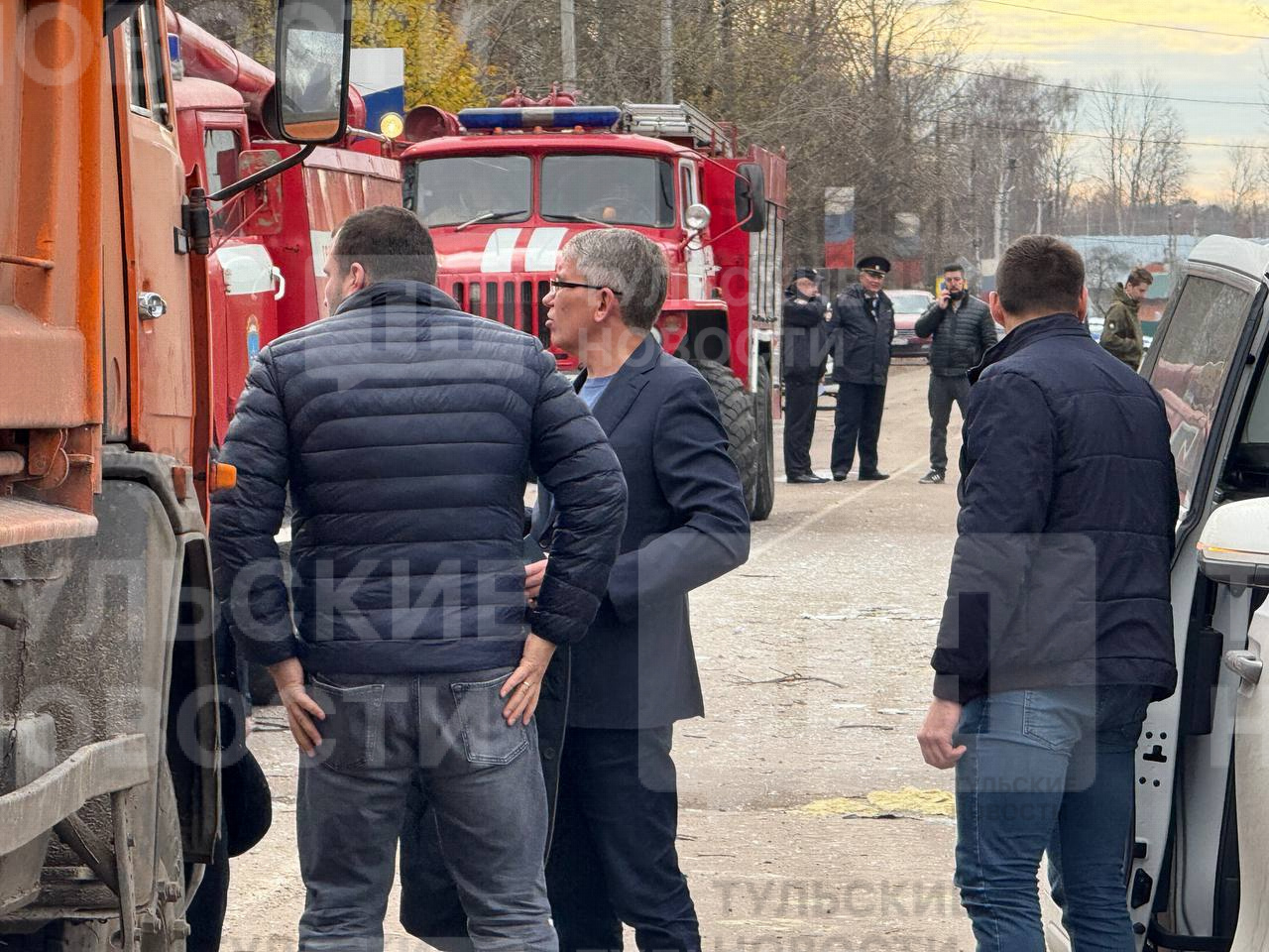 Губернатор Тульской области Дмитрий Миляев прибыл на место взрыва в Куркино