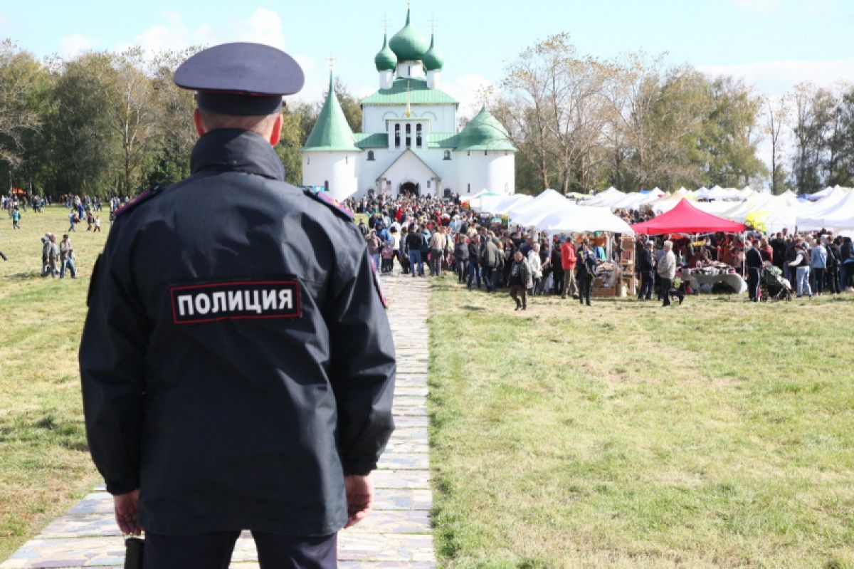 Более 80 тульских полицейских обеспечили порядок в дни празднования 645-й годовщины Куликовской битвы
