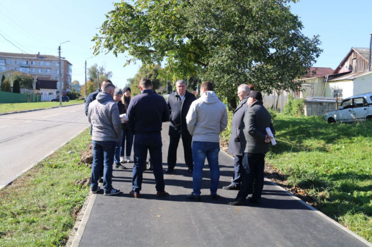 Илья Беспалов проконтролировал строительство второго этапа веломаршрута «Лев Толстой»