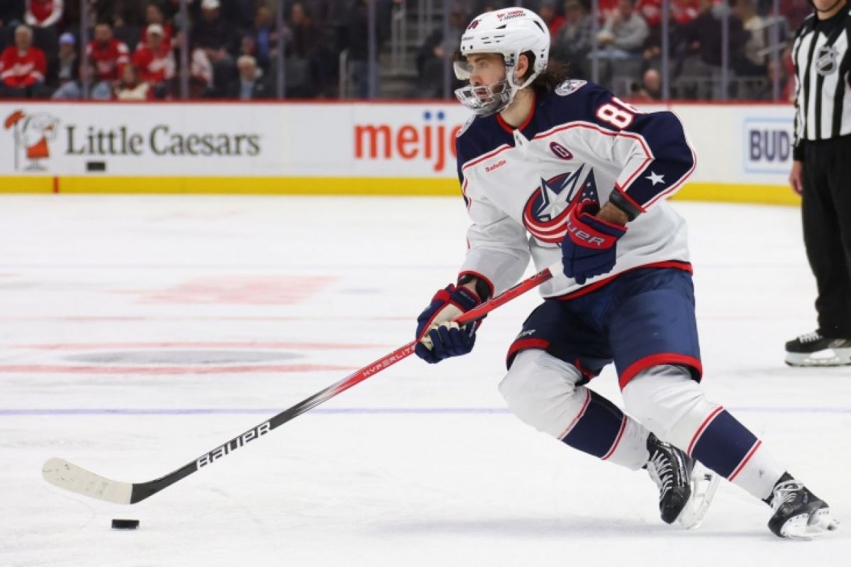 Российский нападающий Кирилл Марченко отметился голевой передачей в матче с «Коламбусом»