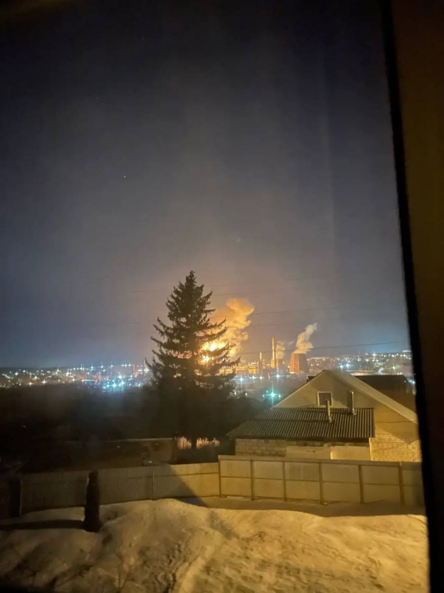 Туляки вновь заметили возгорание в районе Косогорского металлургического завода